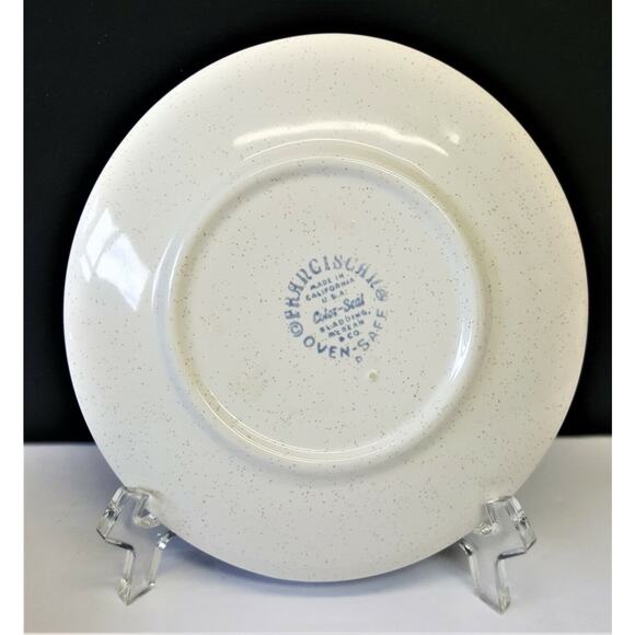 Set/6 Franciscan Oasis 6" Saucers (no cups) Atomic Mid-Century MCM 1954-1962 - Picture 4 of 6